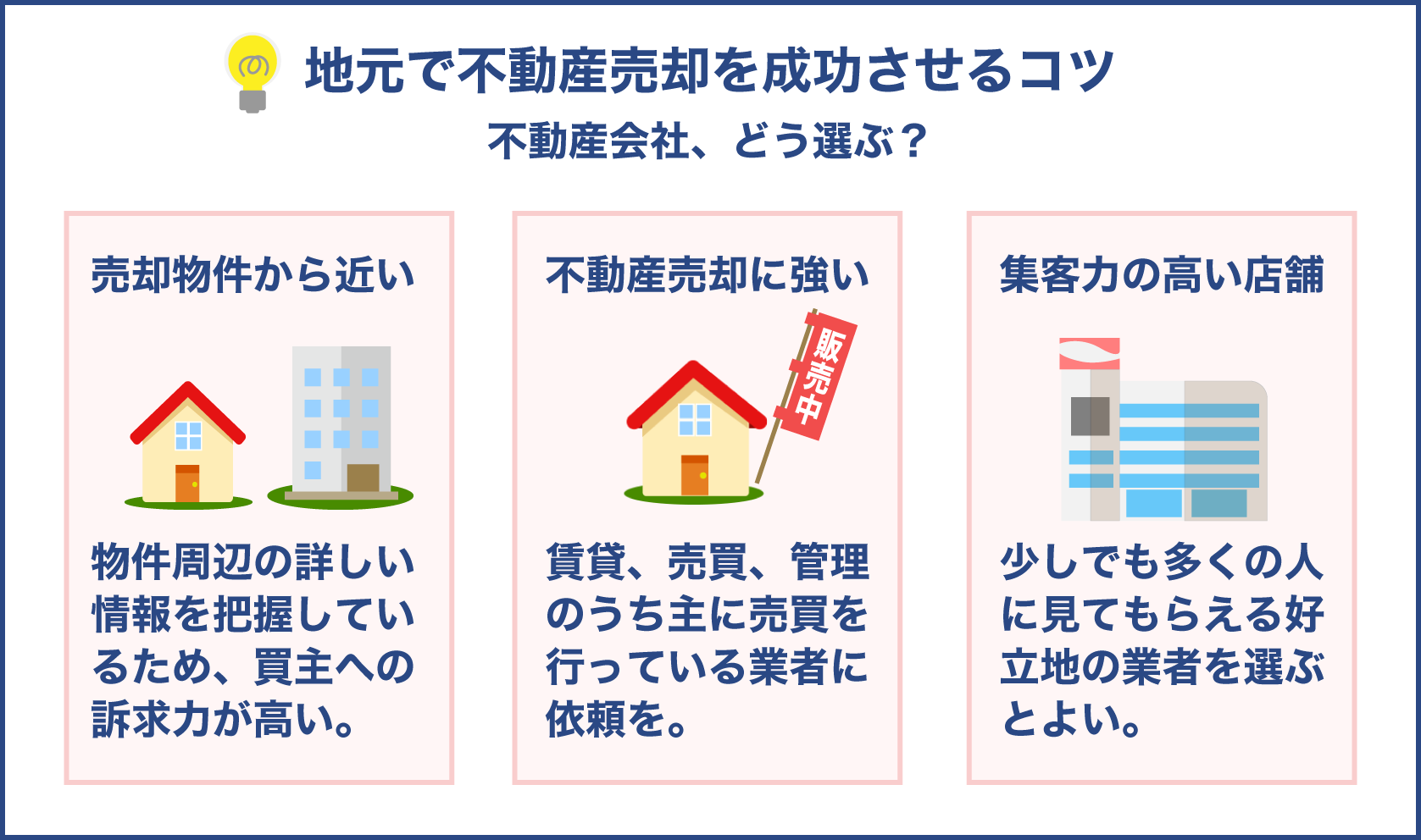 地元不動産会社の選び方